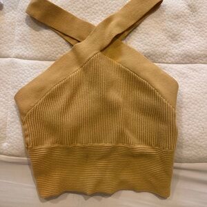 Abercrombie and Fitch cross neck crop top